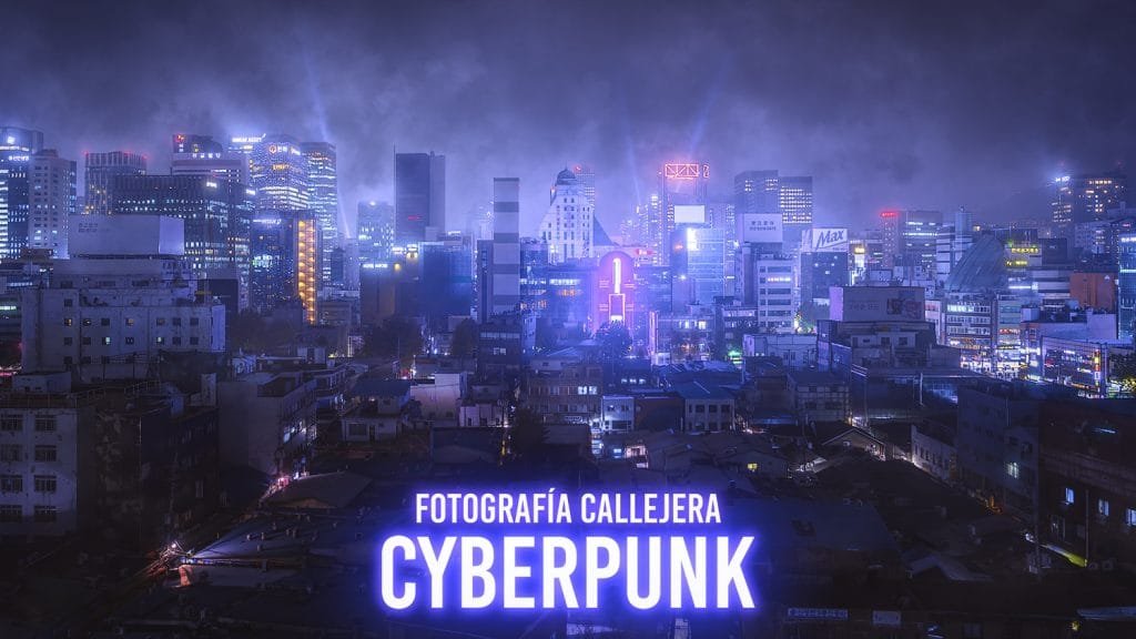 Imagen de portada del curso de edición de fotografía Cyberpunk